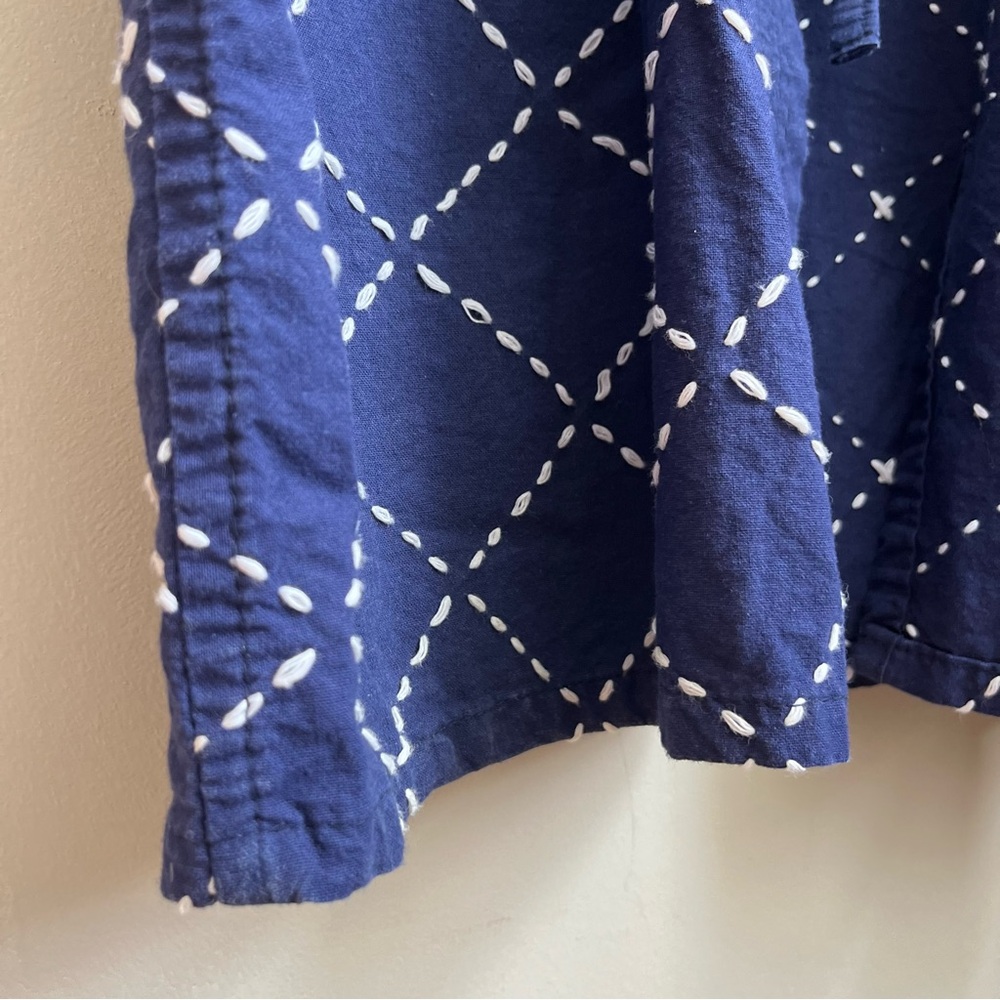 kiriko hand-stitched sashiko cotton haori jacket - Picture 7 of 14